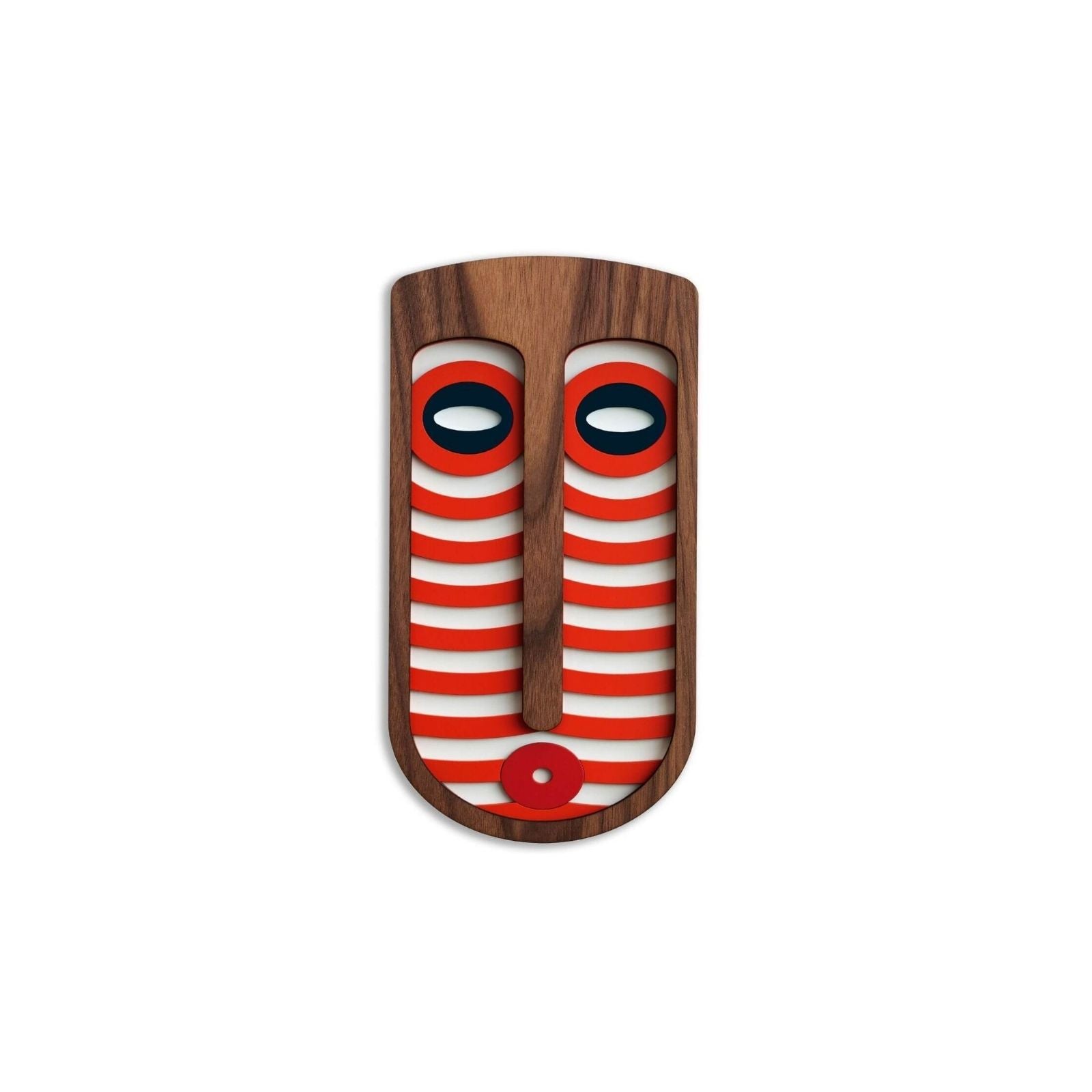 Mini Masque africain moderne #1 + #4 (Set de 2)- Œuvre d'art originale de Tzachi Nevo
